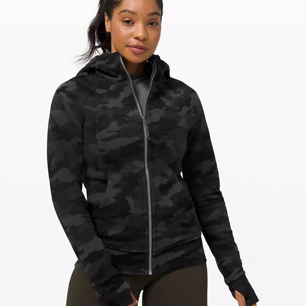 LULU Lemon Scuba full zip hoodie Size 8